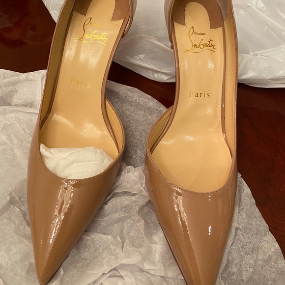 Christian Louboutin Shoes - Christian louboutin iriza nude pump heel 2.75